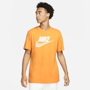 Nike Orange Futura Swoosh Tee Men XL